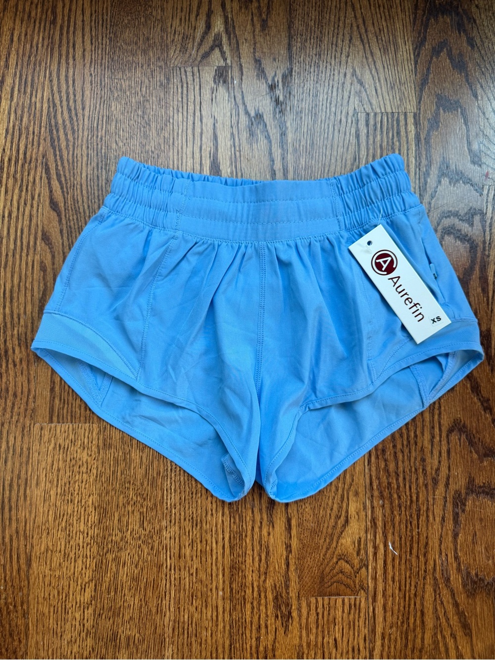 NEW Light Blue Athletic Shorts Sz XS